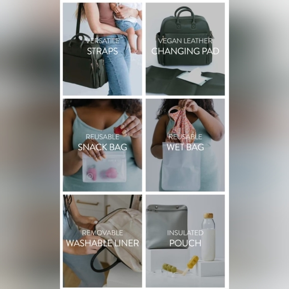 Brand New Ayla&Co Large Travel Bag color Olive Green - Picture 4 of 13